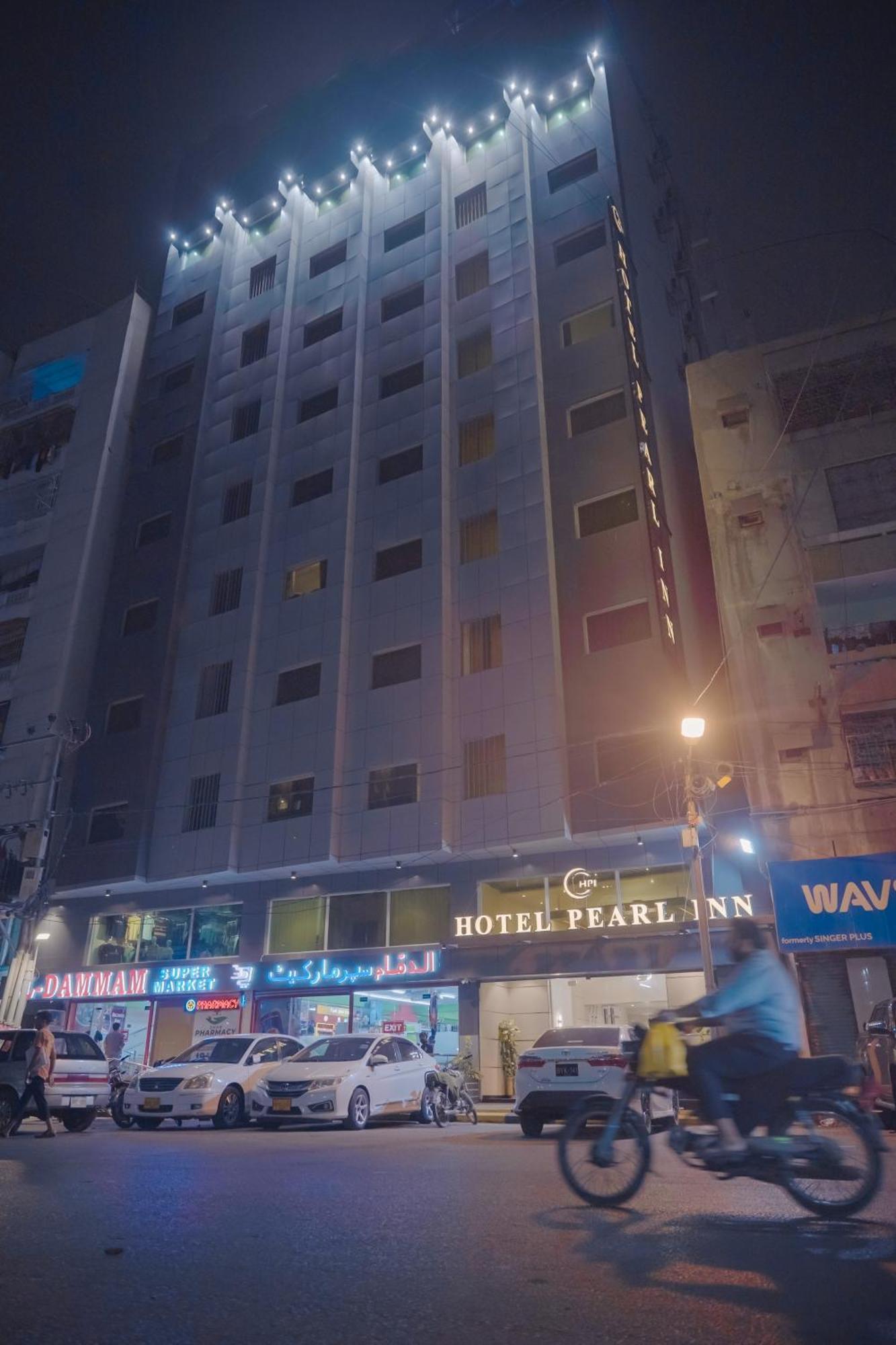 Hotel Pearl Inn Karachi Exterior foto